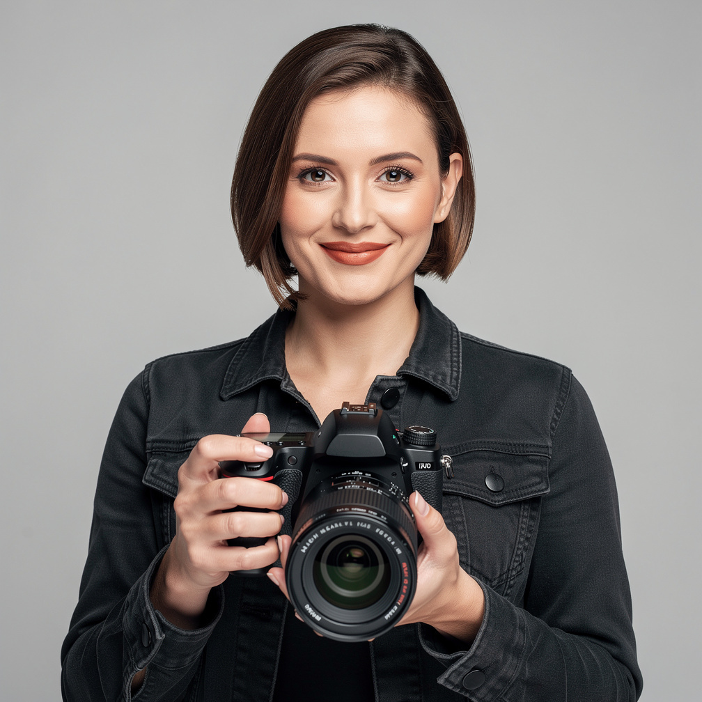 Studio portrait of a Belgian woman event photographer